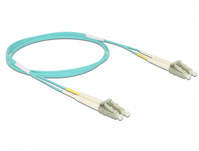 DeLOCK 86558 InfiniBand en Glasvezelkabel 1 m LC Aqua-kleur