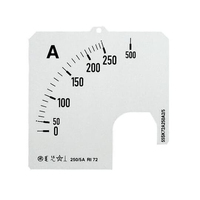 ABB SCL-A1-100/72 Ammeter scale Fehér