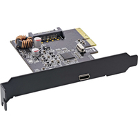 InLine Interface card,USB 3.2 Gen.2x2, 1x USB-C, PCIe x4