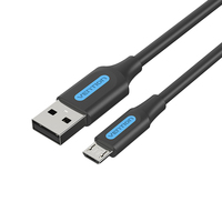 Vention COLBH USB-kabel 2 m USB 2.0 USB A Micro-USB B Zwart
