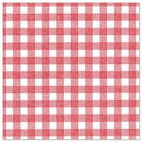 Papstar 87103 serviette et serviette de table en papier Mouchoir en papier Rouge, Blanc 50 pièce(s)