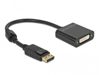 DeLOCK 63482 Videokabel-Adapter 0,2 m DisplayPort DVI Schwarz