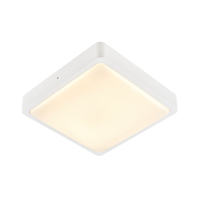 SLV AINOS SQUARE Wand-/Deckenbeleuchtung für den Außenbereich LED Weiß