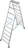 Krause 124876 ladder Trapladder Aluminium