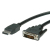 Value 11.99.5613 adapter kablowy 1 m DisplayPort DVI-D Czarny