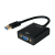 LogiLink UA0231 USB grafische adapter 1920 x 1080 Pixels Zwart