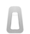 TESA 59784-00000 Wandhalterung Drinnen Handtuchhaken Edelstahl, Weiß