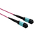 Value 21.99.1103 câble de fibre optique 10 m MPO OM4 Violet
