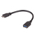 Akyga AK-AD-30 cable interface/gender adapter USB A Micro-USB B Black