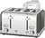 ProfiCook PC-TA 1194 4 snede(n) 1630 W Antraciet, Staal