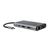 LogiLink UA0382 Notebook-Dockingstation & Portreplikator Kabelgebunden USB 3.2 Gen 1 (3.1 Gen 1) Type-C Silber