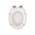 Spirella 10.21263 Toilettensitz Harter Toilettensitz ABS, Duroplast Weiß