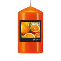 Flavour by GALA Duft-Stumpenkerze Ø 58 mm · 110 mm orange - Orange von Flavour