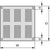 SCHROFF Dach, gekiemt, RAL 7021 - DACH,M.KIEMEM 600B 800T 7021