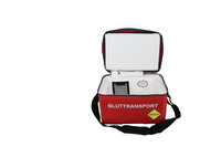 Bluttransport-Labortasche für Blutproben oder Transfusionsblut BLD1, rot, 295x200x195 mm-1