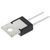 STMicroelectronics Schaltdiode Einfach 8A 1 Element/Chip THT 1000V TO-220Ins 2-Pin 2V