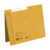 ELBA Pendelhefter, DIN A4, 250 g/m² Manilakarton (RC), für ca. 200 DIN A4-Blätter, mit Amtsheftung, Schlitzstanzung im Vorderdeckel, gelb