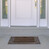 Relaxdays Fußabtreter Gusseisen mit Bürsten rechteckig mit "WELCOME"-Schriftzug HBT ca. 4 x 57 x 37 cm Fußabstreifer im Jugendstil Schuhabstreifer aus Metall mit Anti-Rutsch-Füßen, bronze