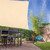 Relaxdays Sonnensegel Quadrat, 3x3 m, wasserabweisend, UV-beständig, mit Spannseilen, Terrasse, Balkon, Segeltuch, beige