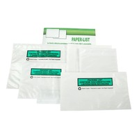 Buste adesive in carta ecologica Methodo C5 trasparenti - 228x165 mm con scritta doc enclosed - conf. 250 pezzi -X101512