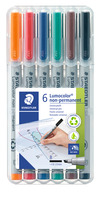 Lumocolor® non-permanent pen 312 Non-permanent Universalstift B STAEDTLER Box mit 6 sortierten Farben