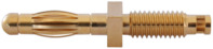 4 mm Stecker, Schraubanschluss, Einbau-Ø 2.5 mm, 22.1051