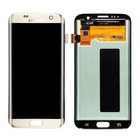 LCD with Digitizer Assembly Gold Samsung Galaxy S7 Edge Handy-Displays
