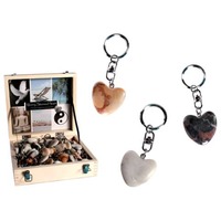 Metall-Schlüsselanhänger, Worry Hearts, ca. 3 cm, sortiert 24/0997