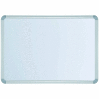 Stellwandtafel Whiteboard beidseitig Emaille B2000xH900xT22mm weiß