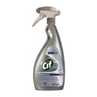 Cif Pro Formula Glass and Stainless Steel Cleaner - Food Safe - 6 Pack - 750 ml