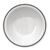 Kristallon Melamine Bowls in White with Black Band 150mm Pack of 12