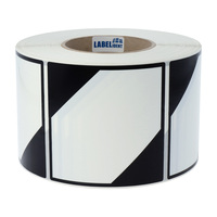 Gefahrgutetiketten 100 x 100 mm Limited Quantities (LQ), Polyethylen schwarz weiß, 1.000 Gefahrgutaufkleber