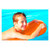 Schwimbrett Badespaß Bodyboard Schwimmboard Schwimmhilfe mit Handgriffen, groß, Orange
