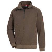 NITRAS MOTION TEX PLUS, Pullover, braun, Größe 4XL