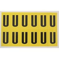 Self-adhesive numbers and letters - Letter U