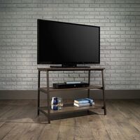 Industrial style stand/shelves in Smoked oak