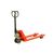 Silent 2.5 tonne pallet truck with rubber steering wheels