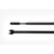 Kabelbinder 105x2,6 mm, UV-witterungsstabil, offener Binderkopf, schwarz