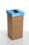 Recobin URE024 Mini újrahasznosított szelektív hulladékgyűjtő, angol felirat 20l kék