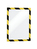 DURAFRAME SECURITY Self-Adhesive Safety Sign & Document Holder with Magnetic Fra