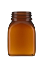 300 ml Square wide-mouth containers series 310 PVC amber without cap no. 9073072
