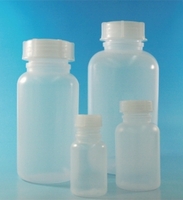 Weithalsflasche 250 ml LDPE rund naturfarben mit VerschlußStk.