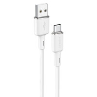 Kabel przewód USB - USB-C 3A 1.2m biały