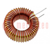 Inductor: wire; THT; 100uH; 3A; 80mΩ