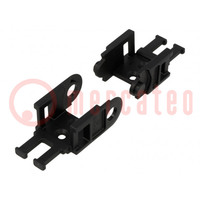 Bracket; E2.10; pivoting on both sides; for cable chain