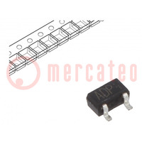 Transistor: NPN; bipolaire; 11V; 50mA; 150mW; SC75A,SOT416