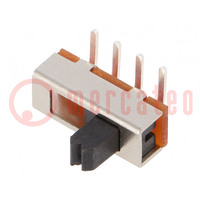 Switch: slide; Pos: 3; SP3T; 0.35A/30VDC; ON-ON-ON; PCB,THT; 20mΩ