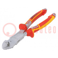 Pliers; side,cutting,insulated; 200mm; Cut: with side face