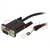 Kábel-adapter; 2m; RS232; D-Sub 9pin