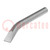 Tip; bent chisel; 12.5mm; for soldering iron; WEL.SI120